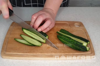 Фото приготовления рецепта: Фунчоза с овощами - шаг 11
