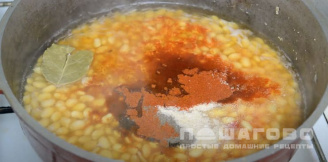 Фото приготовления рецепта: Каша из бобов сои - шаг 7