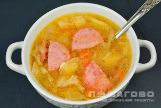 Фото приготовления рецепта: Польский суп из квашенной капусты - шаг 6