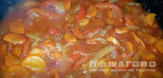 Фото приготовления рецепта: Стейк тайменя в томатном маринаде - шаг 7