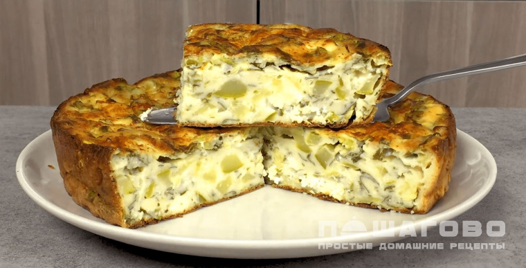 Пирог из кабачков