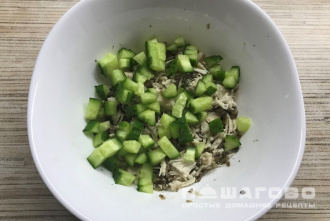 Фото приготовления рецепта: Тарталетки с мясом - шаг 2