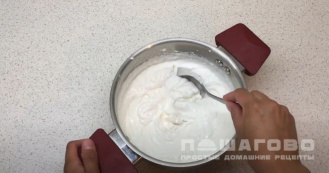 Фото приготовления рецепта: Сливочный пломбир (рецепт советского мороженого) - шаг 4