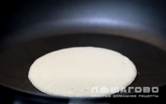 Фото приготовления рецепта: Американские блинчики на кокосовом молоке - шаг 5