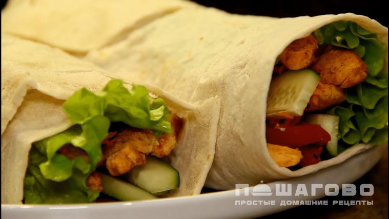 Роллы с курицей