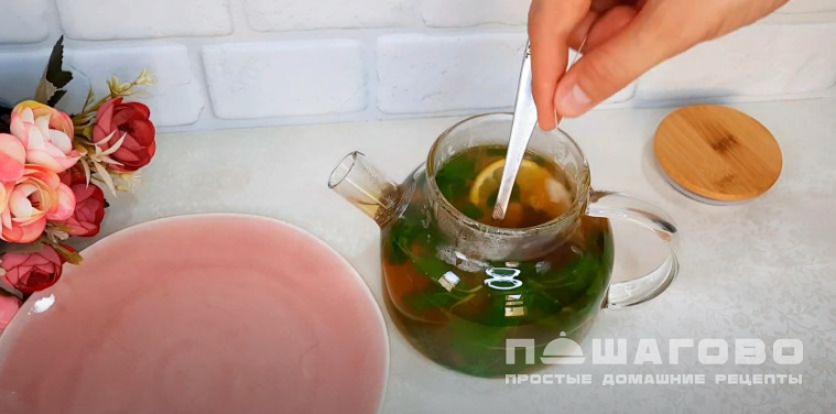 Чай с мятой