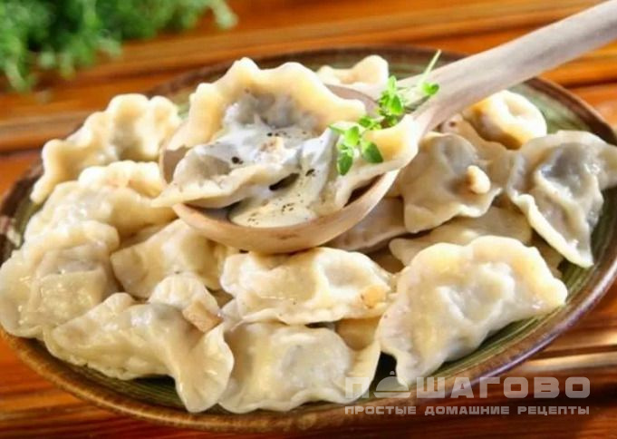 Вареники с картошкой и грибами