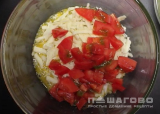 Фото приготовления рецепта: Запеканка из кабачков и помидоров - шаг 3