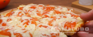 Фото приготовления рецепта: Пицца за 10 минут на сковороде - шаг 5