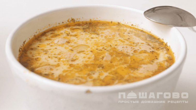 Рецепт сырного супа