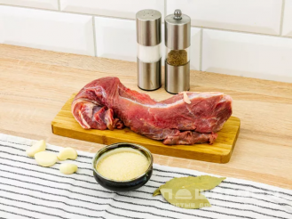Фото приготовления рецепта: Холодец из говядины на кости с желатином - шаг 1