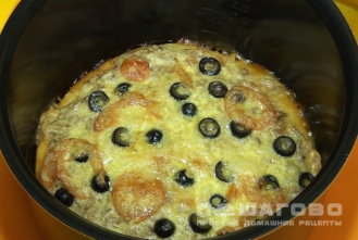 Фото приготовления рецепта: Сицилийская пицца - шаг 5
