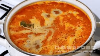 Фото приготовления рецепта: Суп с макаронами - шаг 4