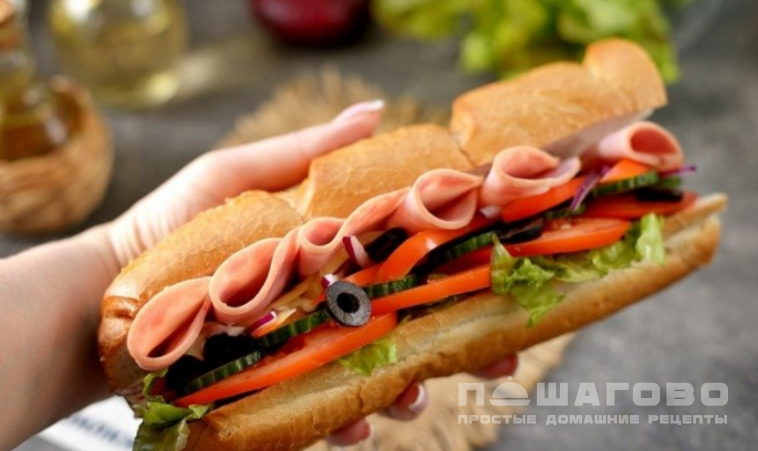 Сэндвич как в Subway
