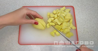 Фото приготовления рецепта: Жаркое с баклажанами - шаг 1