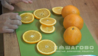 Фото приготовления рецепта: Карамелизированные апельсины - шаг 3