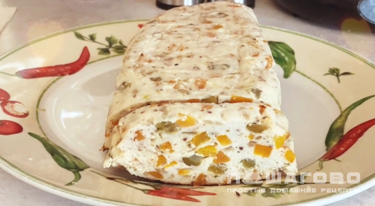 Куриный террин с овощами