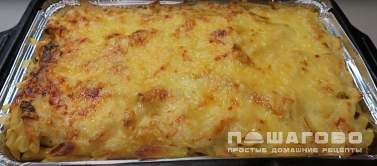 Лазанья из макарон с фаршем