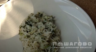 Фото приготовления рецепта: Рис со шпинатом - шаг 5