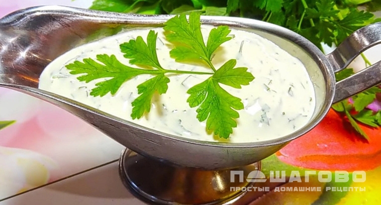 Сметанный соус для пиццы