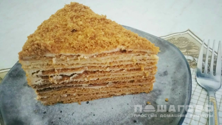 Торт Рыжик в мультиварке рецепт с фото пошагово