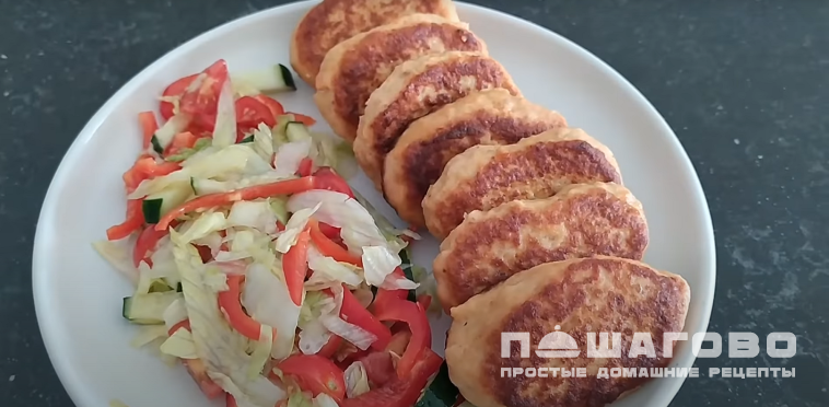 Рыбные котлеты из кеты