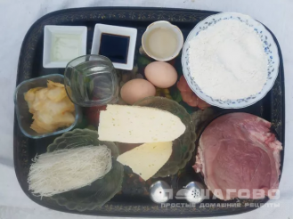 Фото приготовления рецепта: Корейские пельмени - шаг 1
