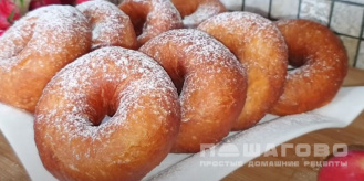 Фото приготовления рецепта: Пончики московские - шаг 9