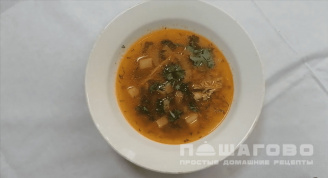Фото приготовления рецепта: Фасолевый суп без мяса - шаг 3
