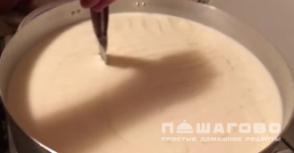 Фото приготовления рецепта: Домашний козий сыр - шаг 6