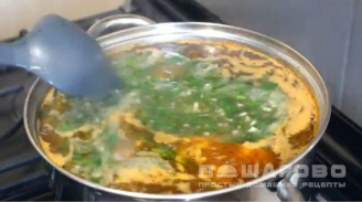 Фото приготовления рецепта: Суп харчо классический с рисом - шаг 8