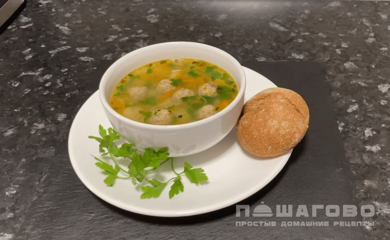 Суп с фрикадельками: самый вкусный рецепт с вермишелью, рисом, картофелем