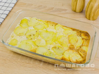 Фото приготовления рецепта: Картофельная запеканка в микроволновке - шаг 5