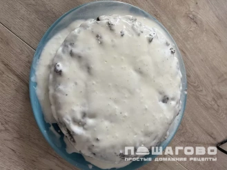 Фото приготовления рецепта: Маковый пирог без муки - шаг 7
