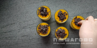 Фото приготовления рецепта: Апельсиновая панна-котта - шаг 10
