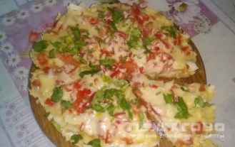 Фото приготовления рецепта: Пицца из лаваша - шаг 5