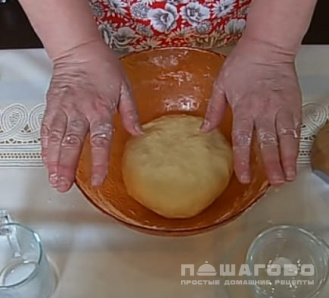 Фото приготовления рецепта: Кыстыбый с картофелем из пельменного теста - шаг 3