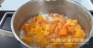 Фото приготовления рецепта: Тыквенная каша по-армянски «Ддмакашови» - шаг 6