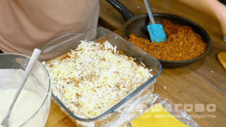 Фото приготовления рецепта: Лазанья с фаршем и соусом бешамель - шаг 6