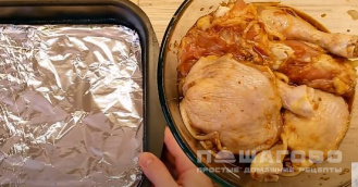 Фото приготовления рецепта: Курица в медовом кисло-сладком соусе - шаг 5