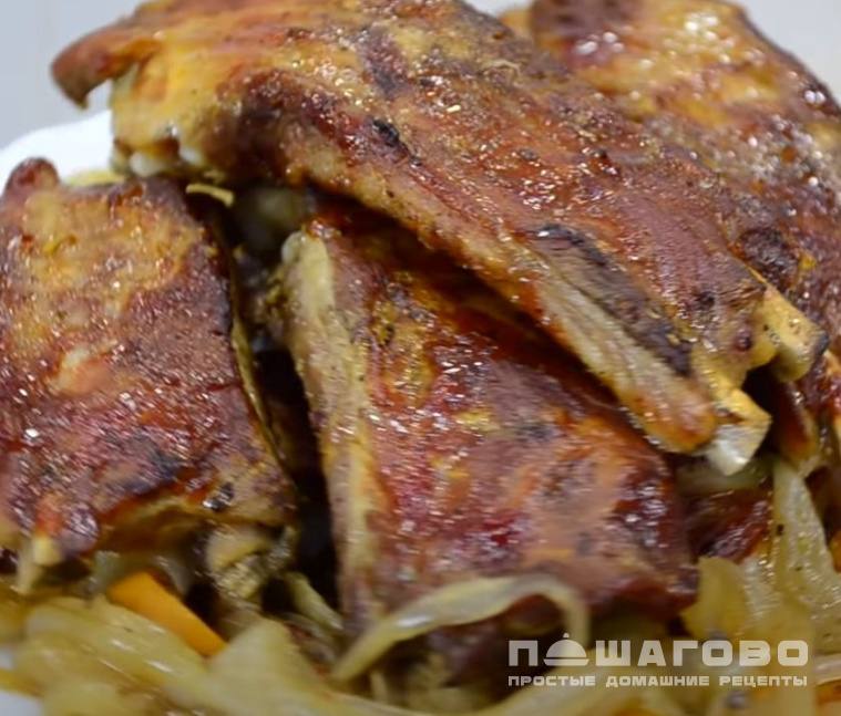 Ребра кабана в духовке