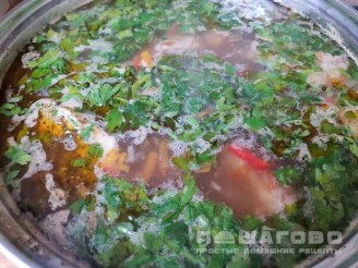 Фото приготовления рецепта: Сытный суп харчо из говядины - шаг 4