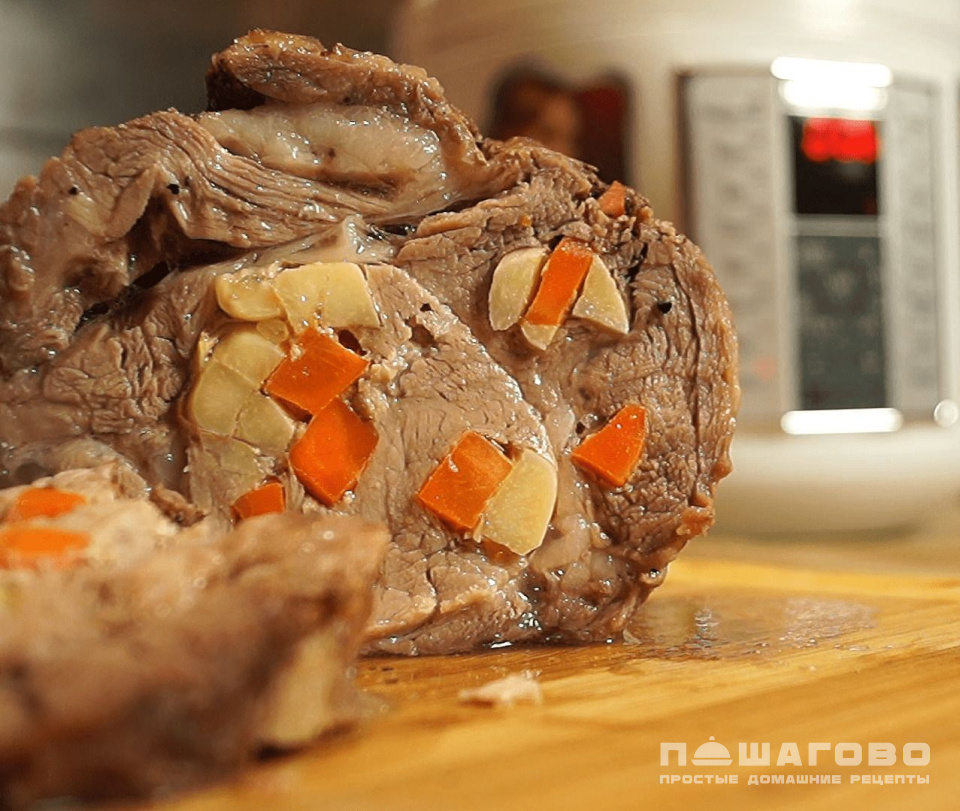 Фото приготовления рецепта: Вкусная буженина в мультиварке из свинины - шаг 3