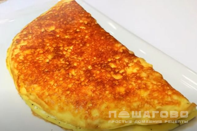 Омлет со сливками и морской солью