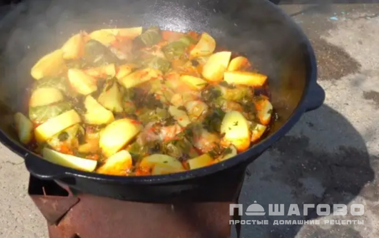 Голубцы в казане