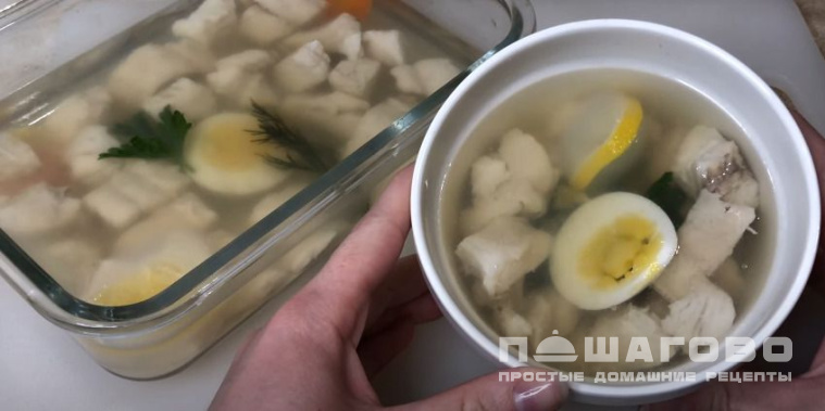 Заливное из линя