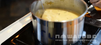 Фото приготовления рецепта: Елеброд - суп из пива - шаг 3