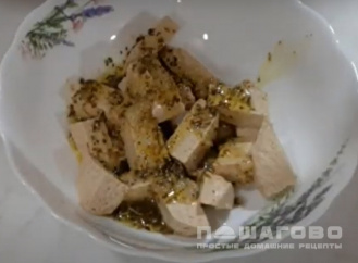 Фото приготовления рецепта: Салат с тофу - шаг 1