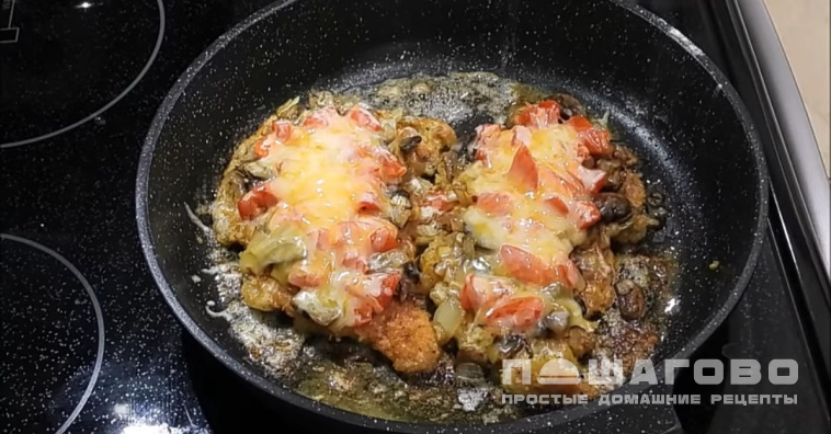 Мясо по-французски на сковороде