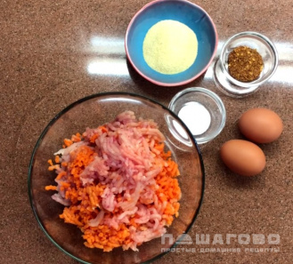 Фото приготовления рецепта: Диетические куриные котлеты с морковью - шаг 1